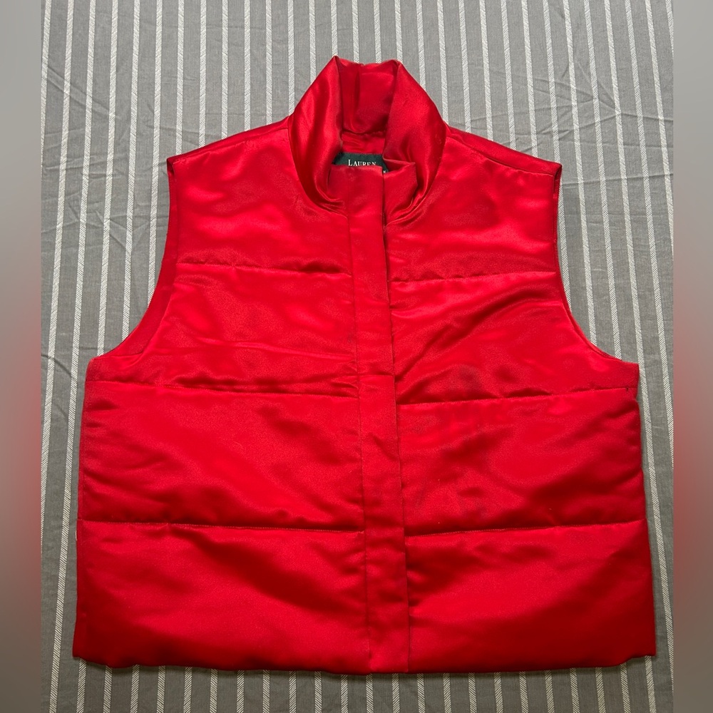 Lauren Ralph Lauren branded puffer vest Men's Large